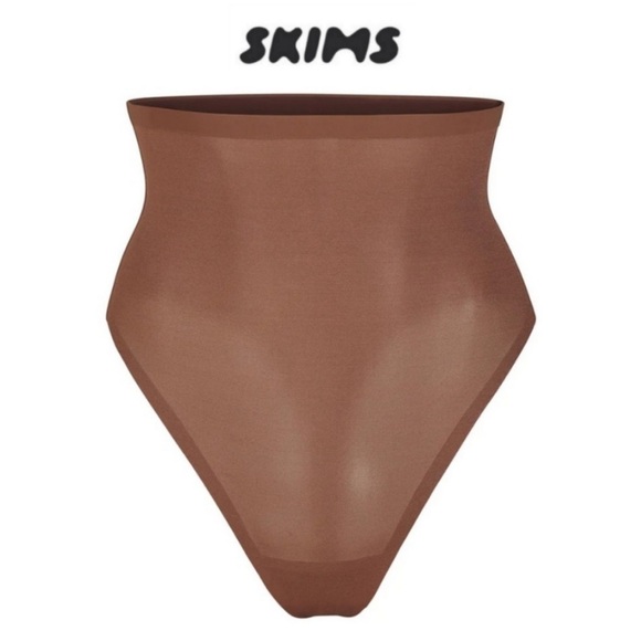 SKIMS Sheer Sculpt High Waist Thong in Jasper Size 3X NWT - Picture 1 of 8